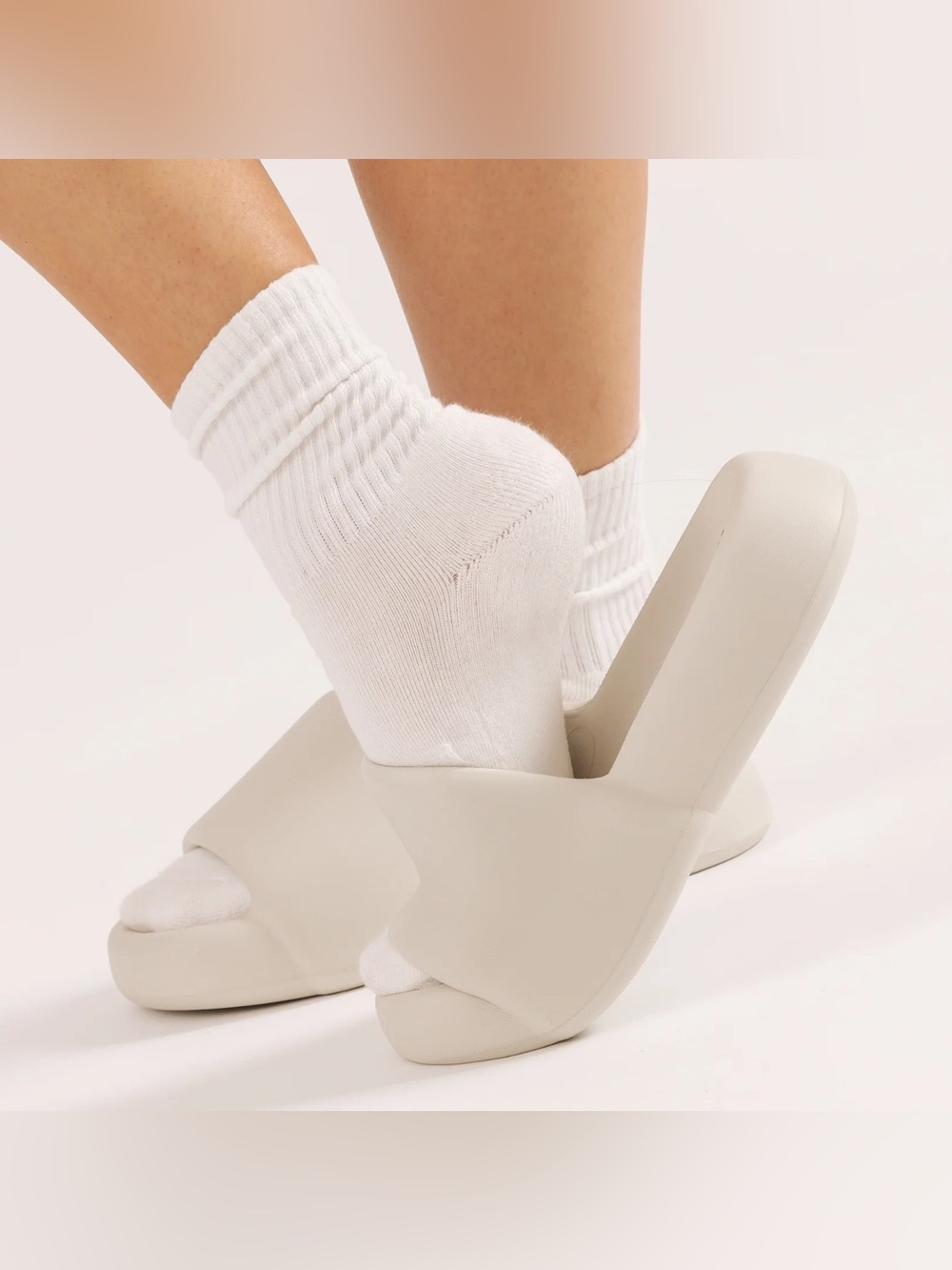 Mellow mellowsoft Dream Cloud slipper slides in grey size 37-38 medium 6-7